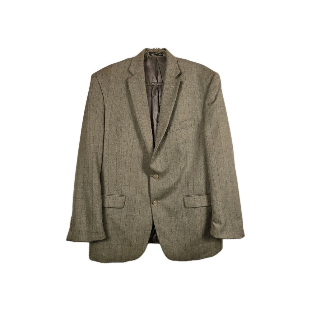 Lauren Ralph Lauren Men's‎ Blazer 44R Brown Herringbone Stripe Two-Button...